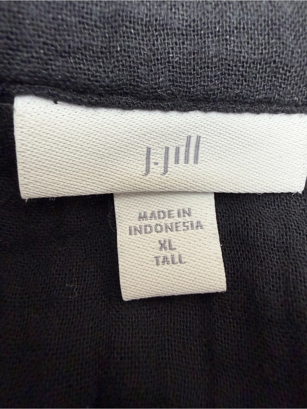 J.Jill 100% Cotton Gauze Tiered Swing Dress XLT Lagenlook Minimalist Oversized - Picture 2 of 9